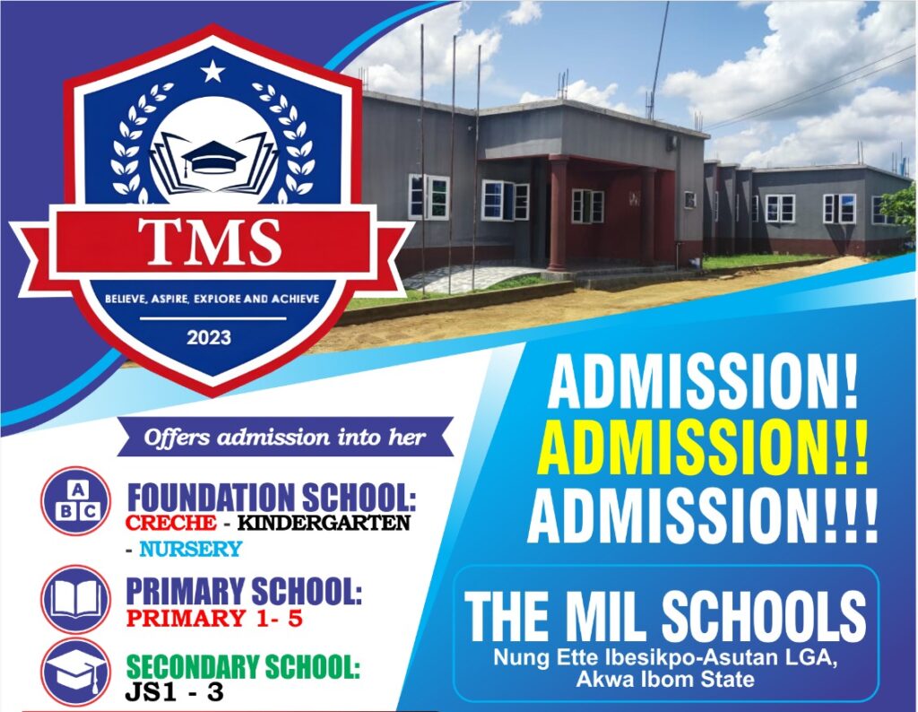 2026/2027 Session Admissions Now Open 2026/2027 admission banner of Mil Schools